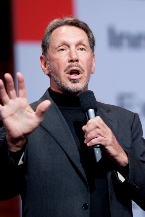 Key visual of Larry Ellison