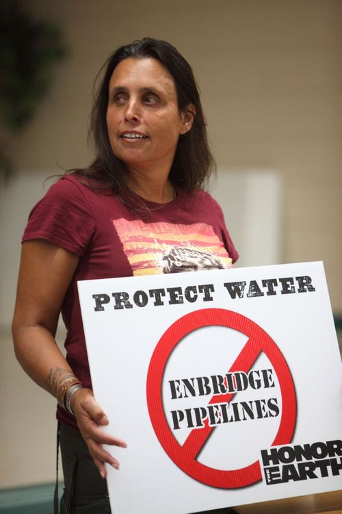 Key visual of Winona LaDuke