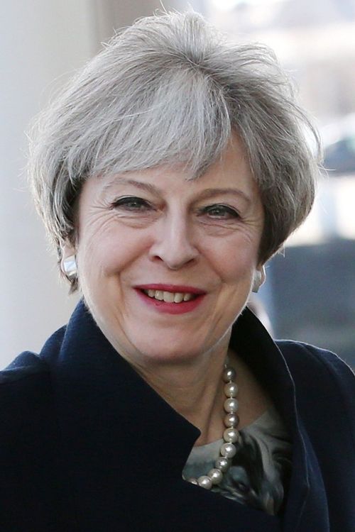 Key visual of Theresa May