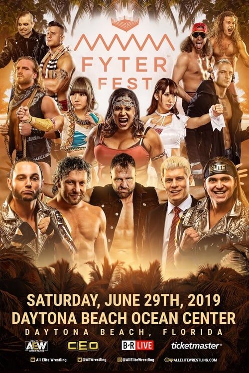 Key visual of AEW Fyter Fest