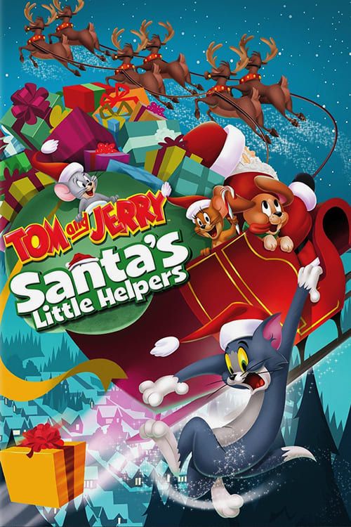 Key visual of Tom and Jerry Santa's Little Helpers