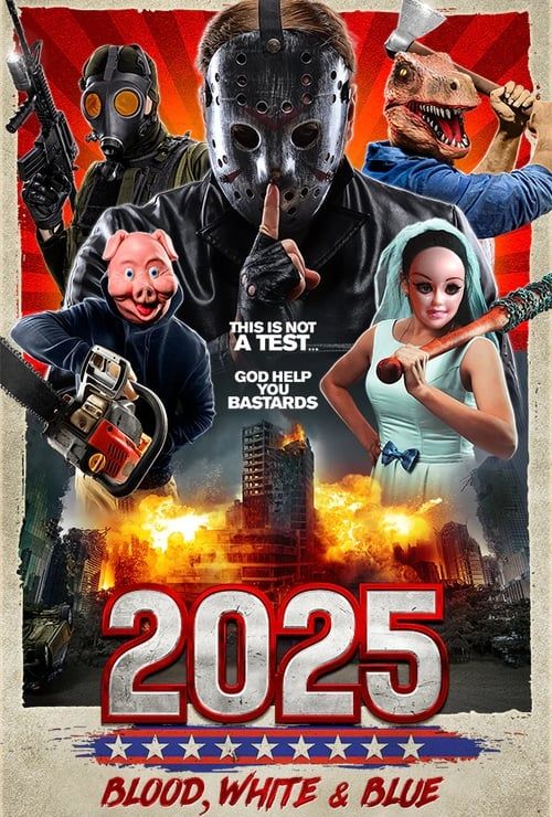 Key visual of 2025: Blood, White & Blue