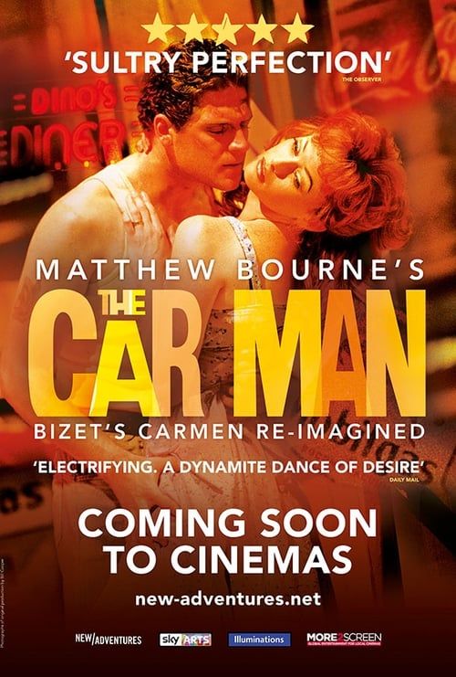 Key visual of Matthew Bourne's The Car Man