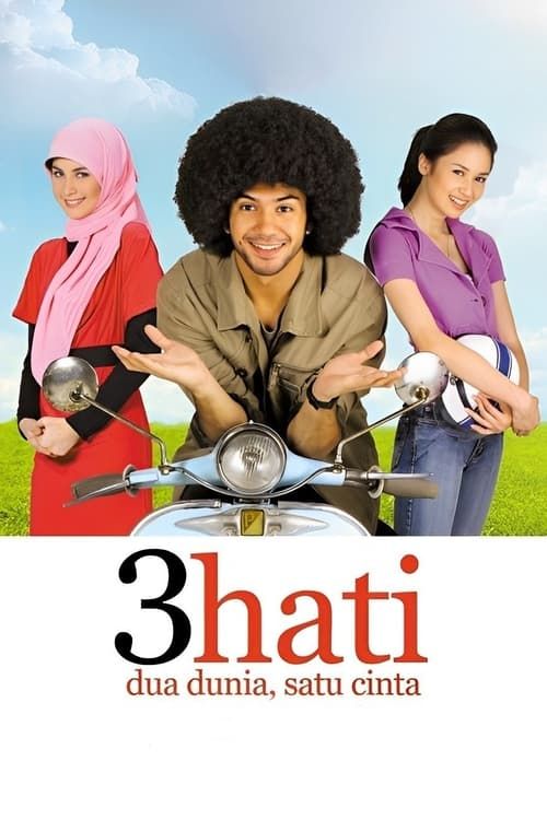 Key visual of 3 Hati Dua Dunia Satu Cinta