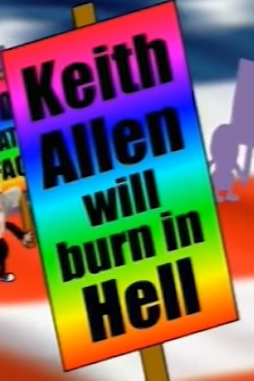 Key visual of Keith Allen Will Burn in Hell