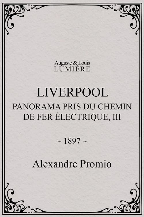 Key visual of Liverpool, panorama pris du chemin de fer électrique, III