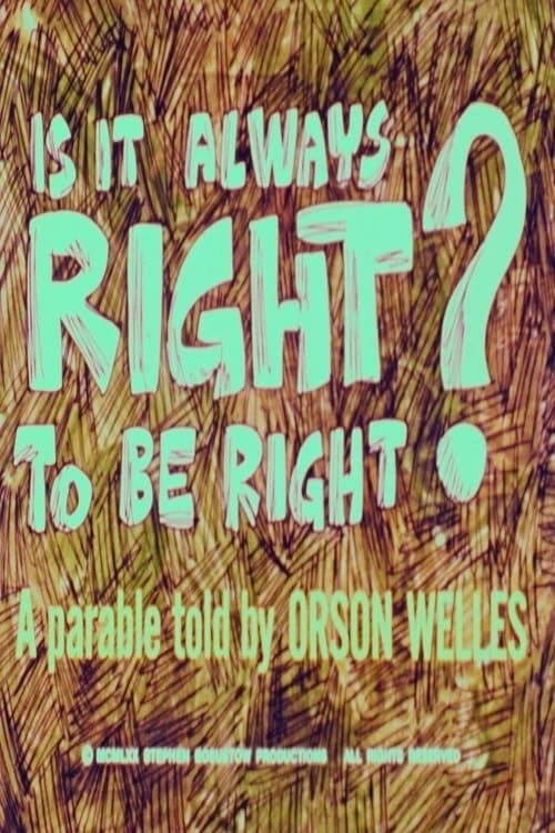 Key visual of Is It Always Right to Be Right?