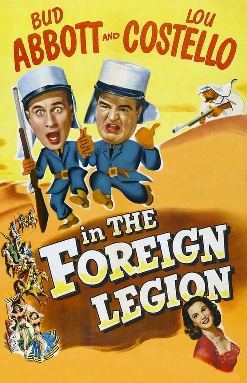 Key visual of Abbott and Costello in the Foreign Legion