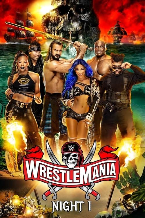 Key visual of WWE WrestleMania 37: Night 1