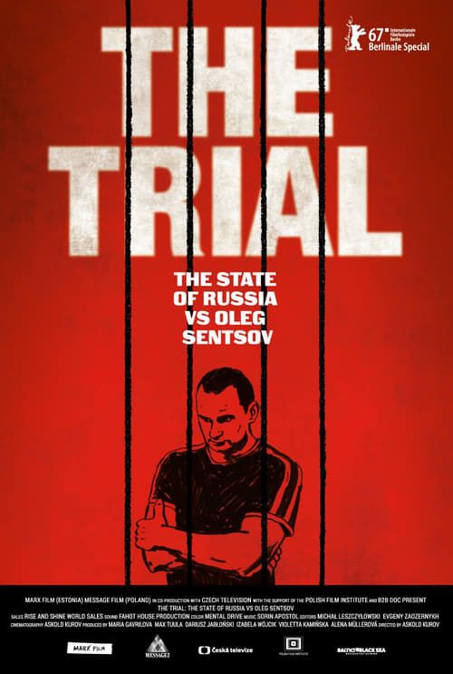 Key visual of The Trial: The State of Russia vs Oleg Sentsov