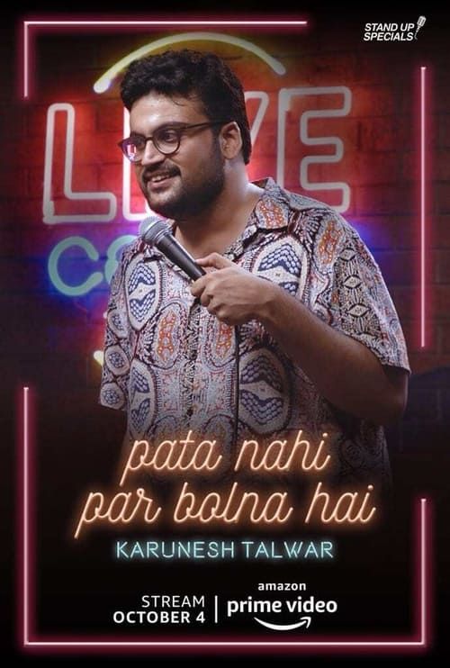 Key visual of Pata Nahi Par Bolna Hai: A Comedy Special by Karunesh Talwar