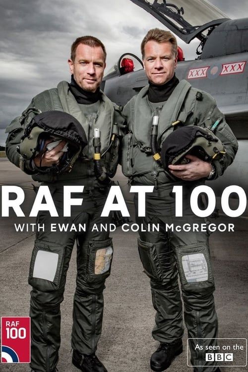 Key visual of RAF at 100 with Ewan and Colin McGregor