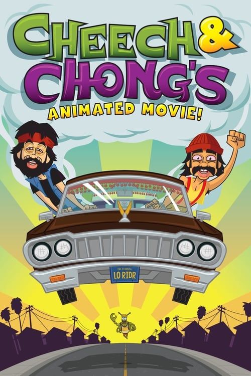 Key visual of Cheech & Chong's Animated Movie!