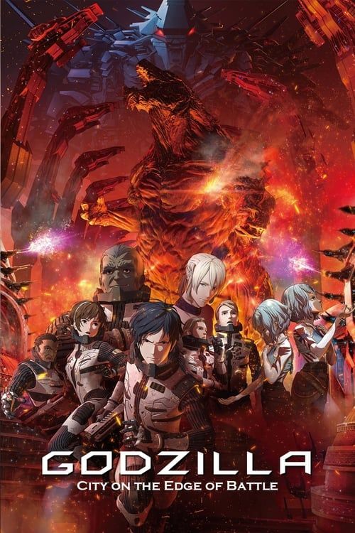 Key visual of Godzilla: City on the Edge of Battle