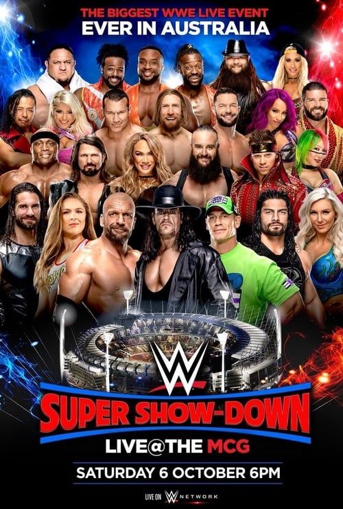 Key visual of WWE Super Show-Down 2018