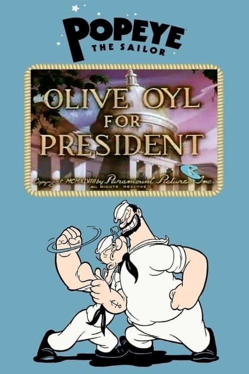 Key visual of Olive Oyl for President