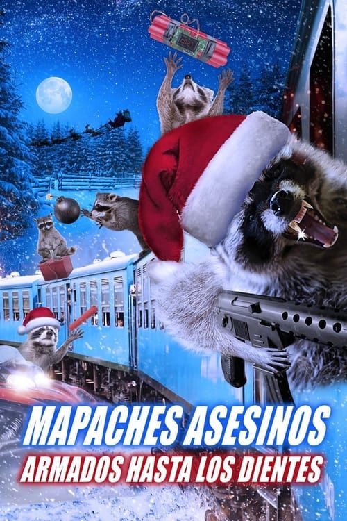 Key visual of Killer Raccoons 2: Dark Christmas in the Dark