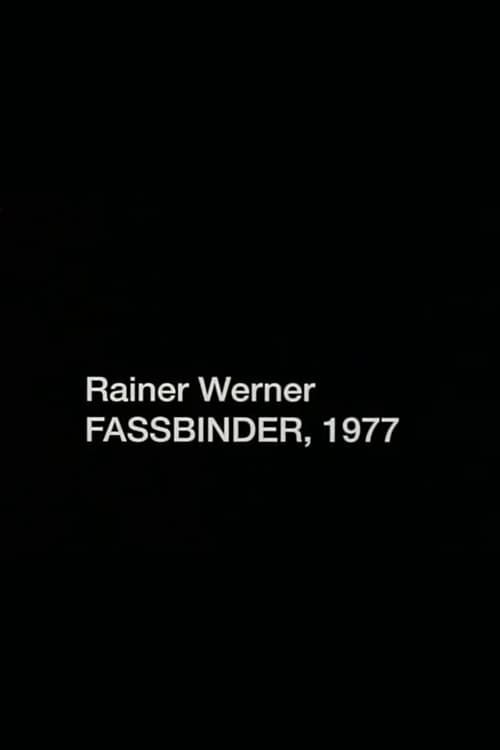 Key visual of Rainer Werner Fassbinder, 1977