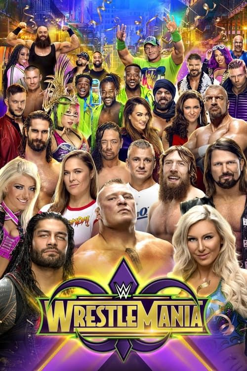 Key visual of WWE WrestleMania 34