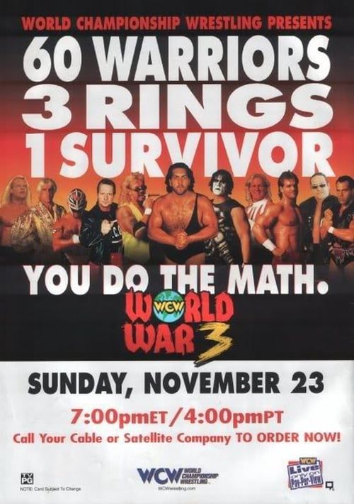 Key visual of WCW World War 3 1997