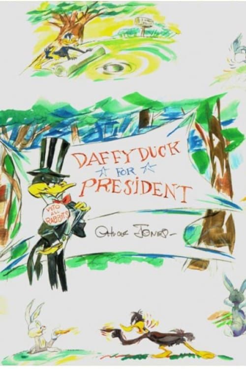 Key visual of Daffy Duck for President