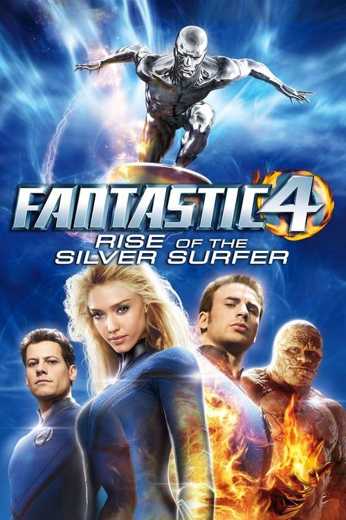 Key visual of Fantastic Four: Rise of the Silver Surfer
