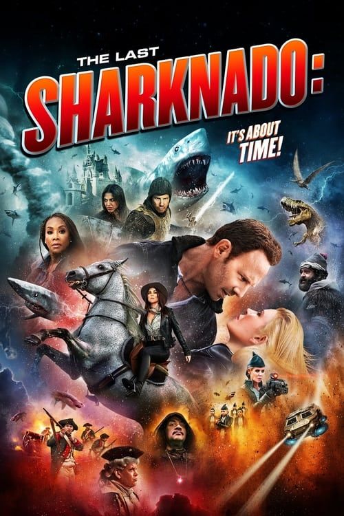 Key visual of The Last Sharknado: It's About Time