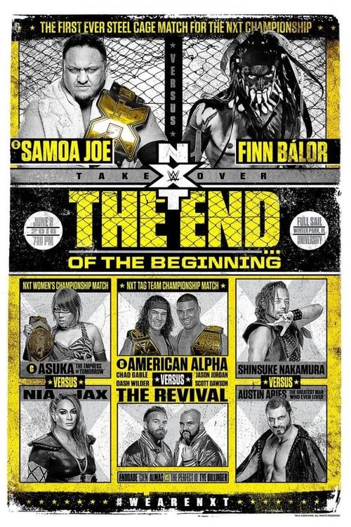 Key visual of NXT TakeOver: The End