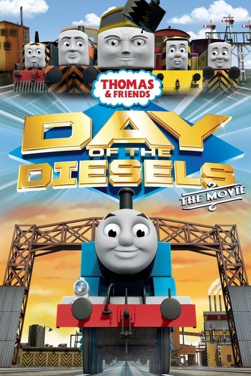 Key visual of Thomas & Friends: Day of the Diesels - The Movie