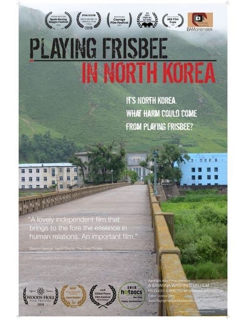 Key visual of Playing Frisbee in North Korea