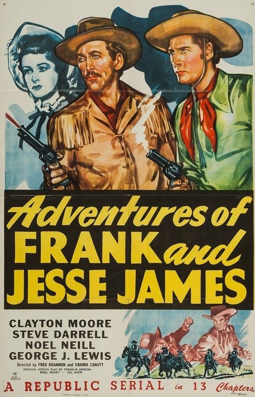 Key visual of Adventures of Frank and Jesse James