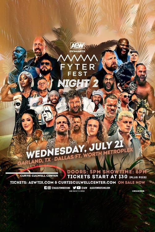 Key visual of AEW Fyter Fest