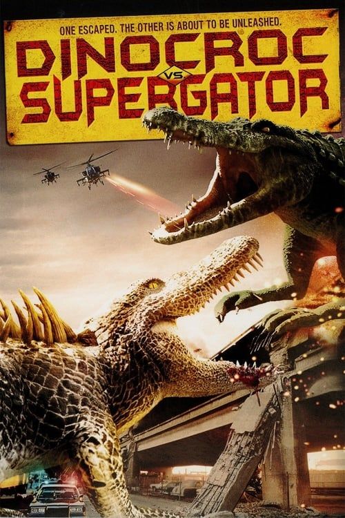 Key visual of Dinocroc vs. Supergator