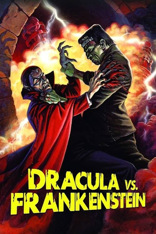 Key visual of Dracula vs. Frankenstein