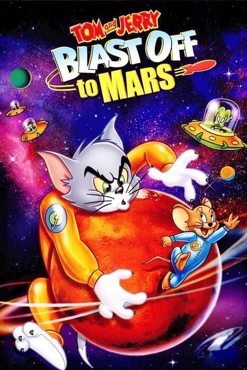 Key visual of Tom and Jerry Blast Off to Mars!