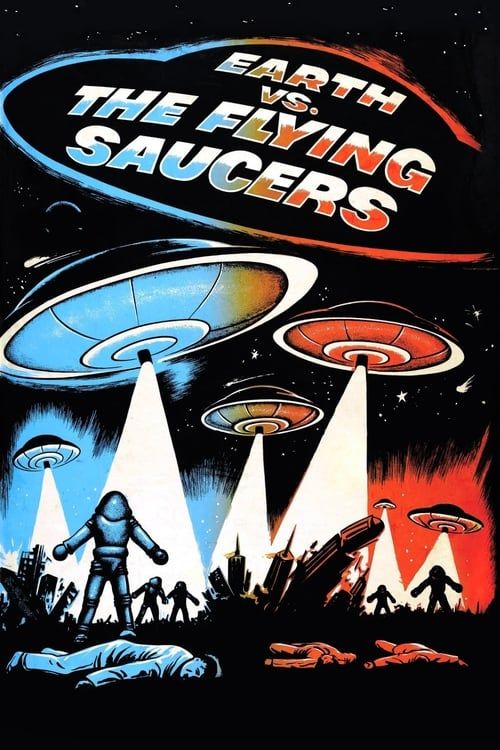 Key visual of Earth vs. the Flying Saucers