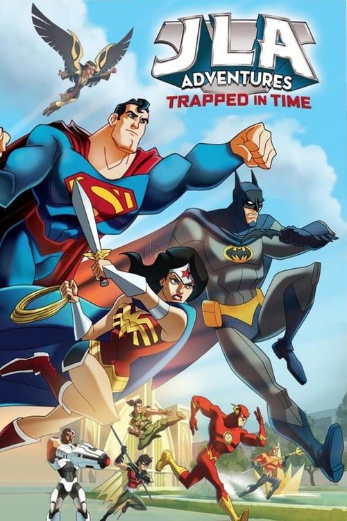 Key visual of JLA Adventures: Trapped in Time