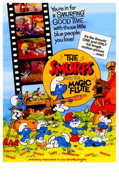 Key visual of The Smurfs and the Magic Flute