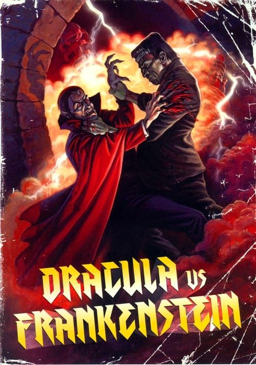 Key visual of Dracula vs. Frankenstein