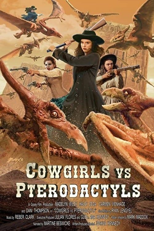 Key visual of Cowgirls vs. Pterodactyls