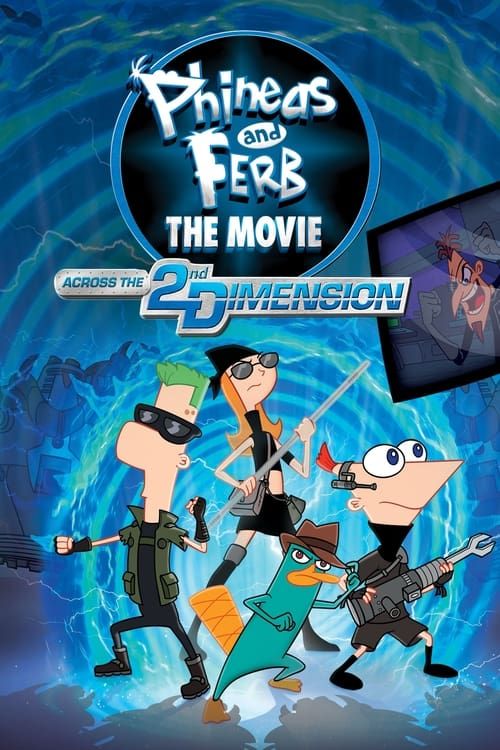 Key visual of Phineas and Ferb The Movie: Across the 2nd Dimension