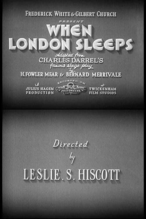 Key visual of When London Sleeps