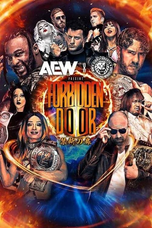 Key visual of AEW x NJPW Present Forbidden Door