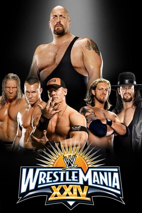 Key visual of WWE WrestleMania XXIV