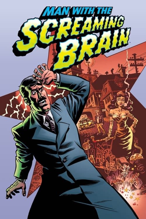 Key visual of Man with the Screaming Brain