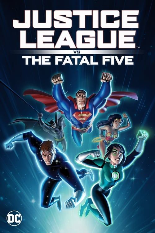 Key visual of Justice League vs. the Fatal Five