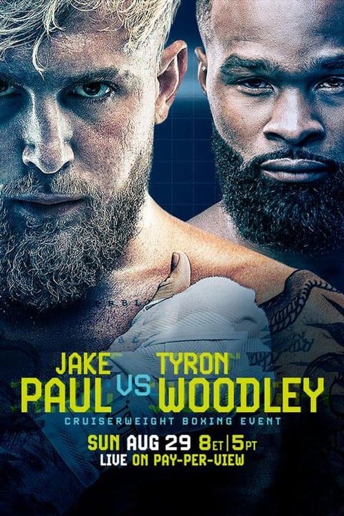 Key visual of Jake Paul vs. Tyron Woodley