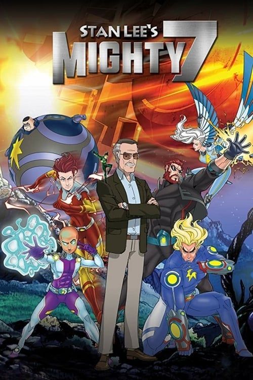 Key visual of Stan Lee's Mighty 7