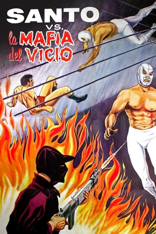 Key visual of Santo vs. the Vice Mafia