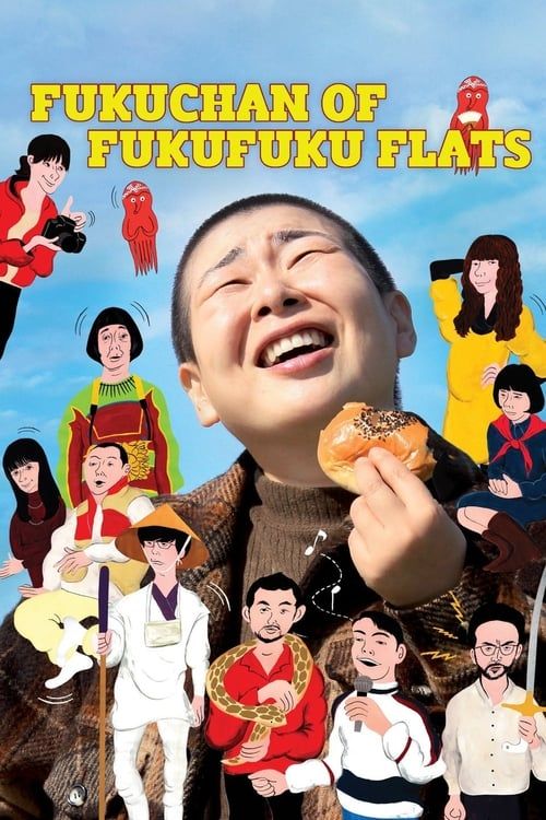 Key visual of Fuku-chan of FukuFuku Flats